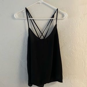 Black tank top